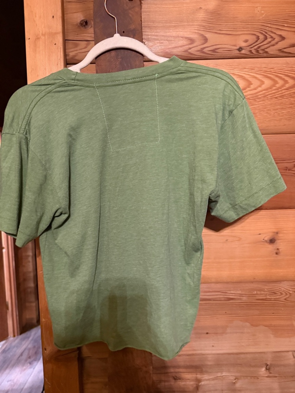 Aviator Nation Green Short Sleeve Tee with Tiger Patch - Picture 5 of 5